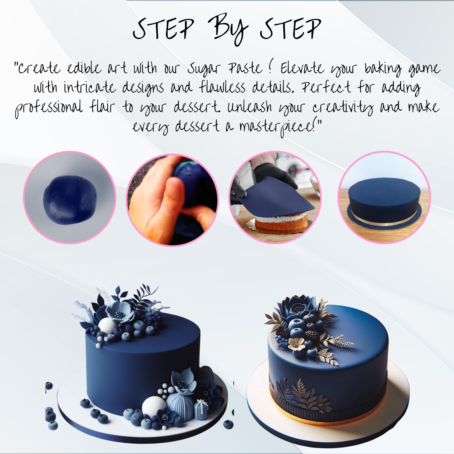 Nightsky Navy Fondant | Edible Sugarpaste 1 Kg