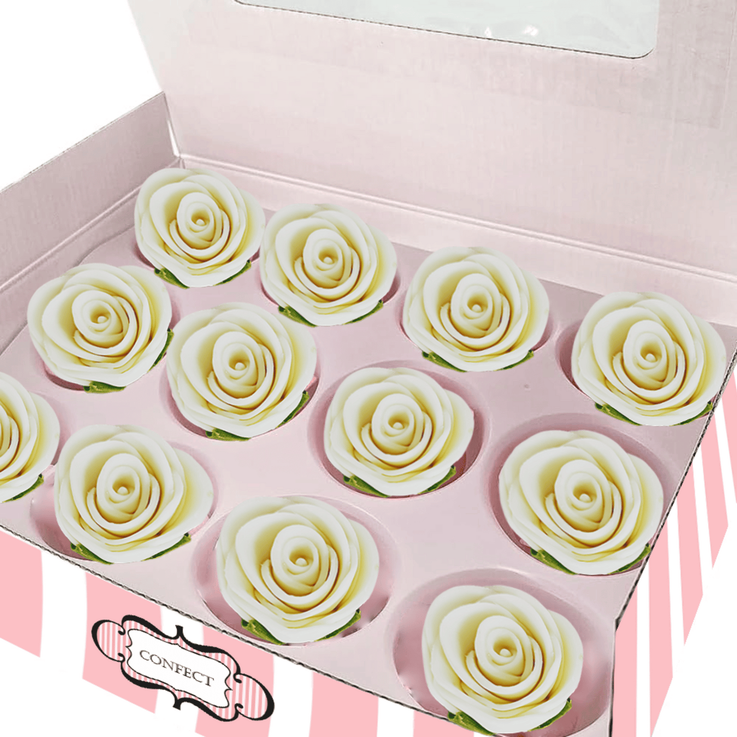 White | Edible Sugar Flower