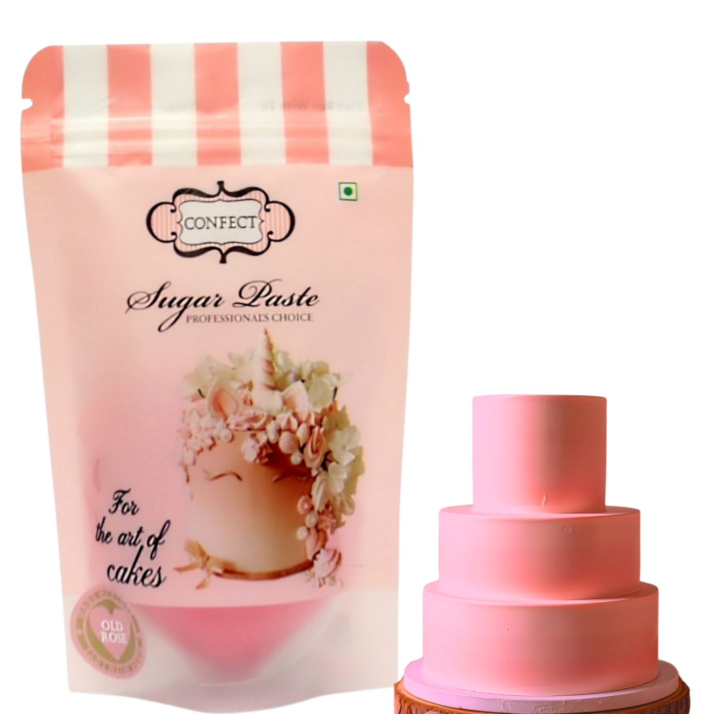 Old Rose Fondant | Edible Sugarpaste 250 Gm