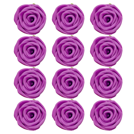 Royal Fuchsia Pink  | Edible Sugar Roses Topper