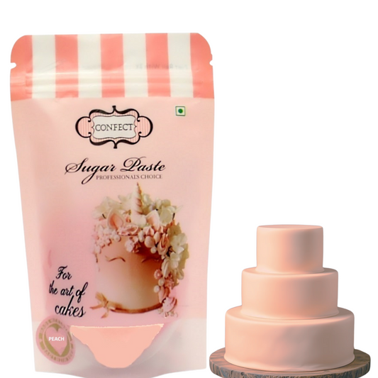 Confect Peach Sugarpaste 250 Gms
