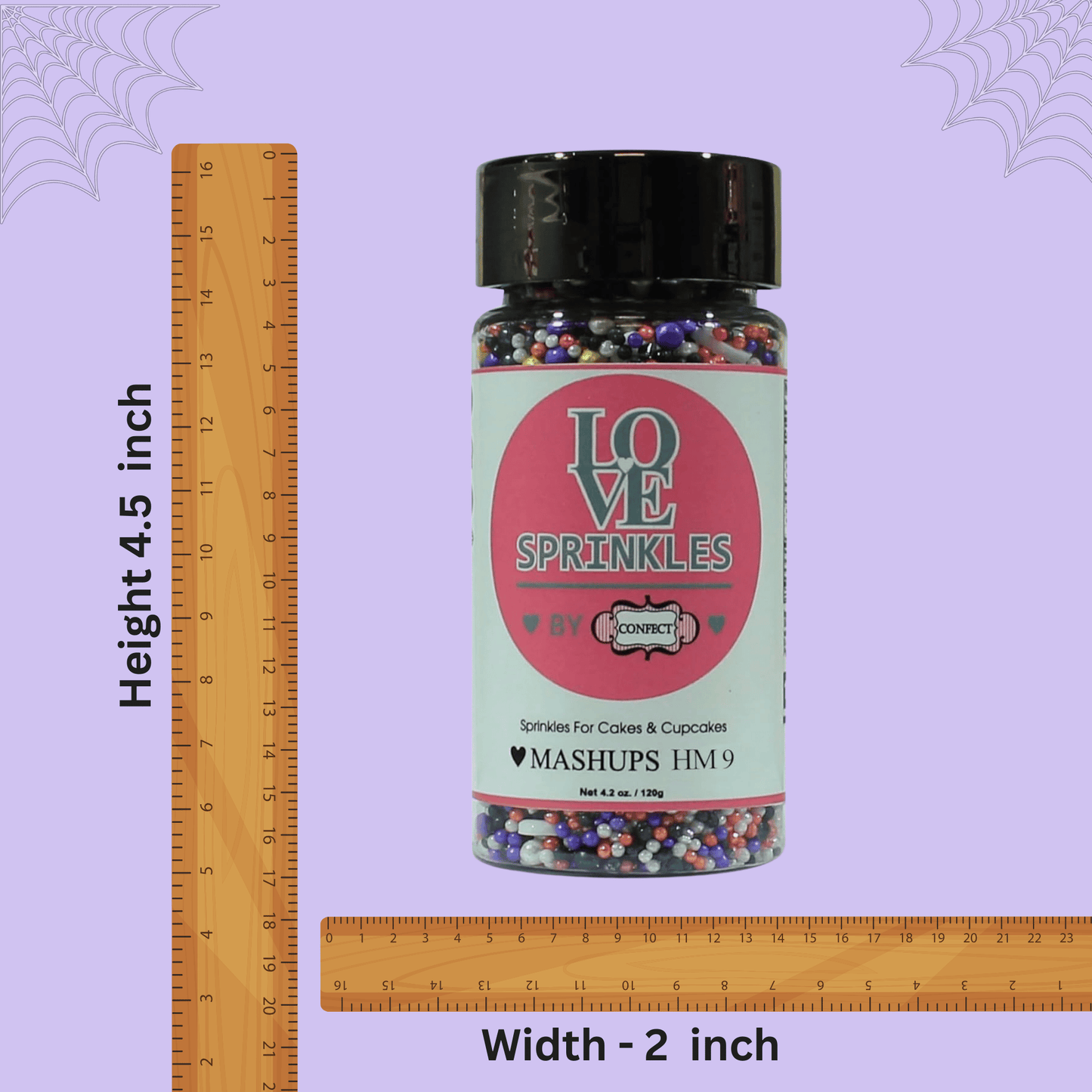 Halloween Sprinkles Mashup 1 120 Gm