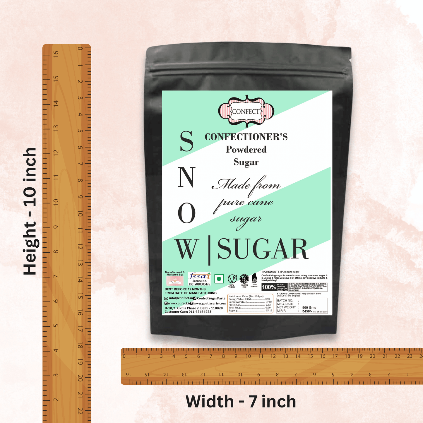 Confect Snow Sugar (900Gms)