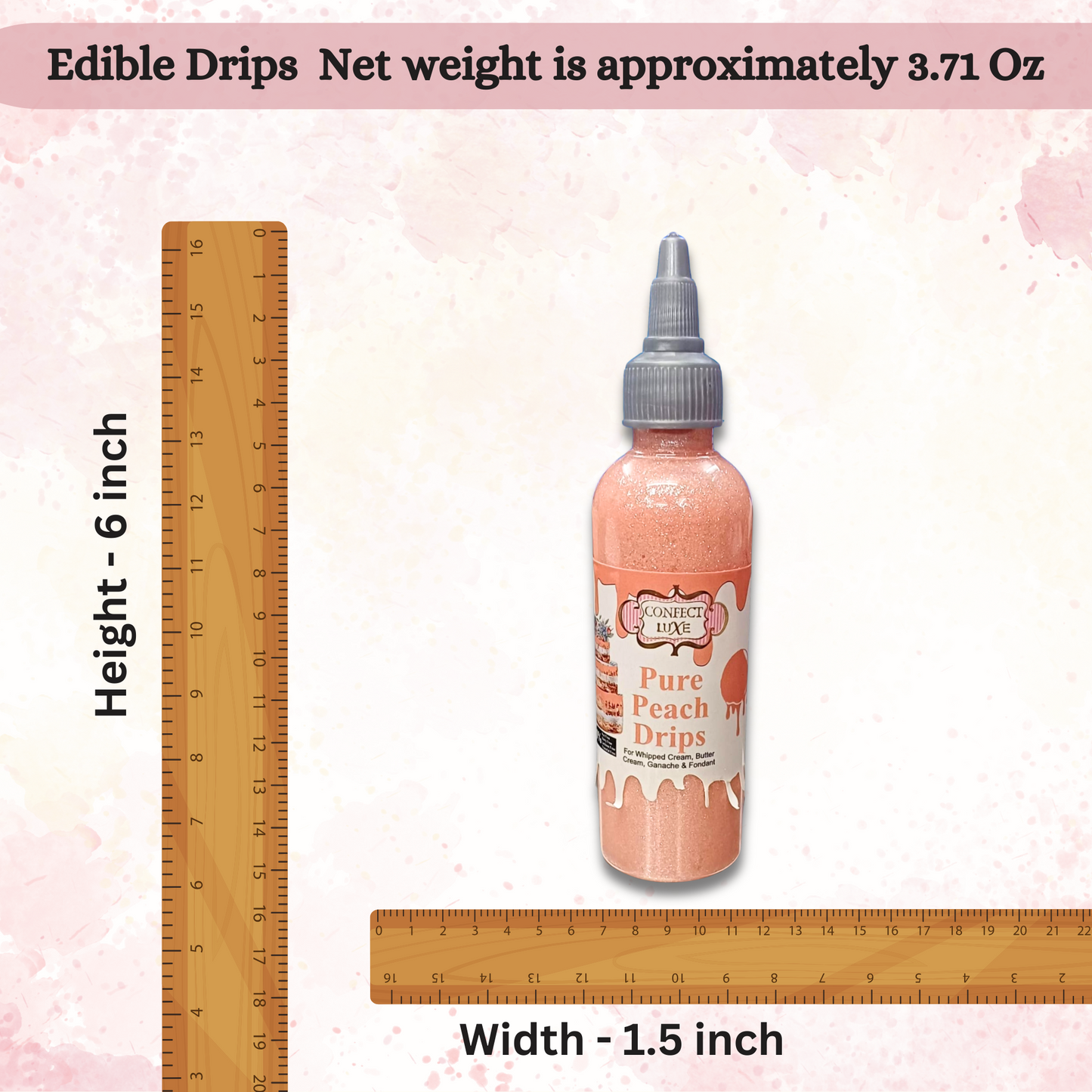 Confect Pure Peach Drips 110 Gms