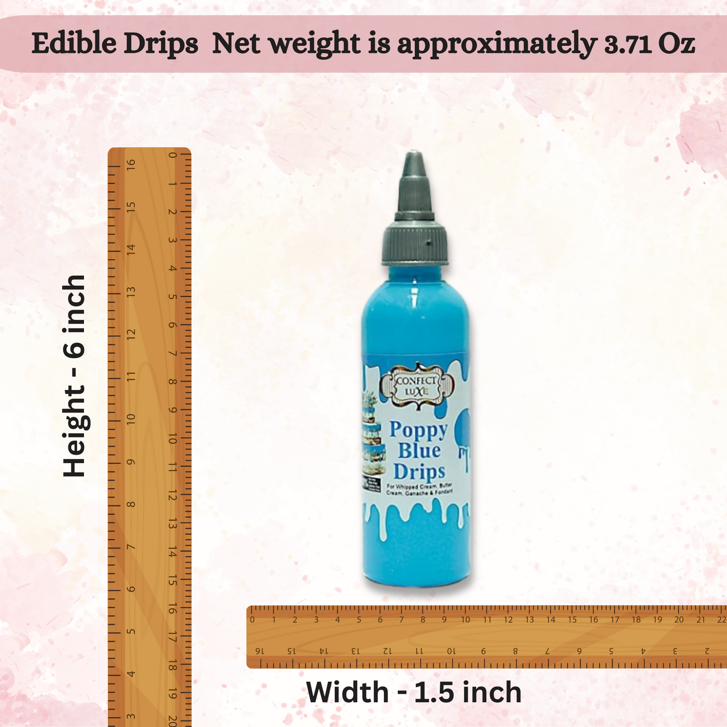 Confect Poppy Blue Drips 110 Gms