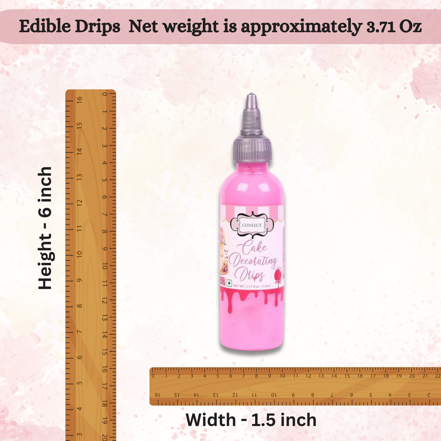 Confect Hot Hot Pink Drips 110 Gms