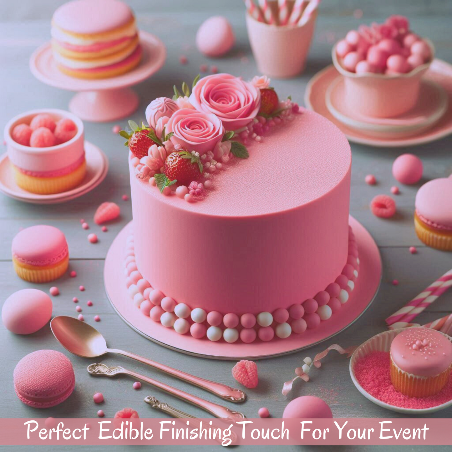 Hot Pink Fondant | Edible Sugarpaste 250 Gm