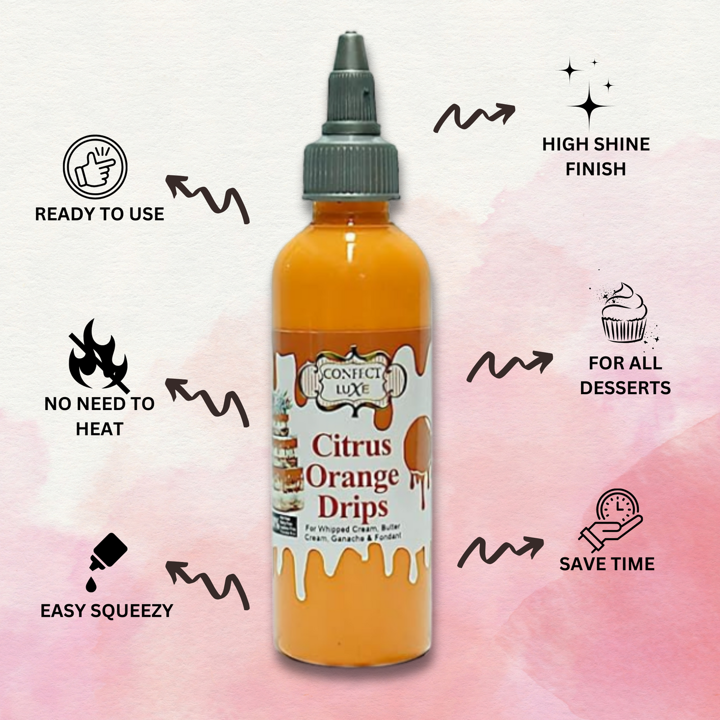 Confect Citrus Orange Drips 110 Gms