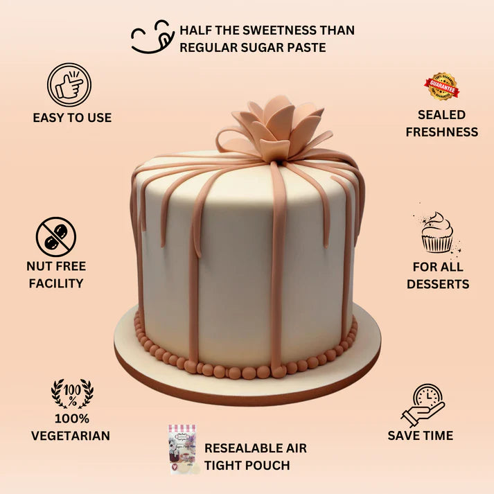 Skin Sugar Fondant | Edible Sugarpaste 1 Kg