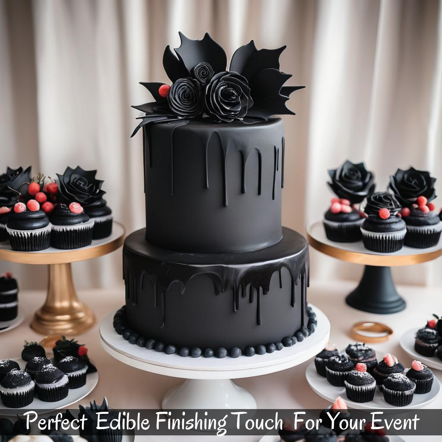 Black Fondant | Edible Sugarpaste 250 Gm