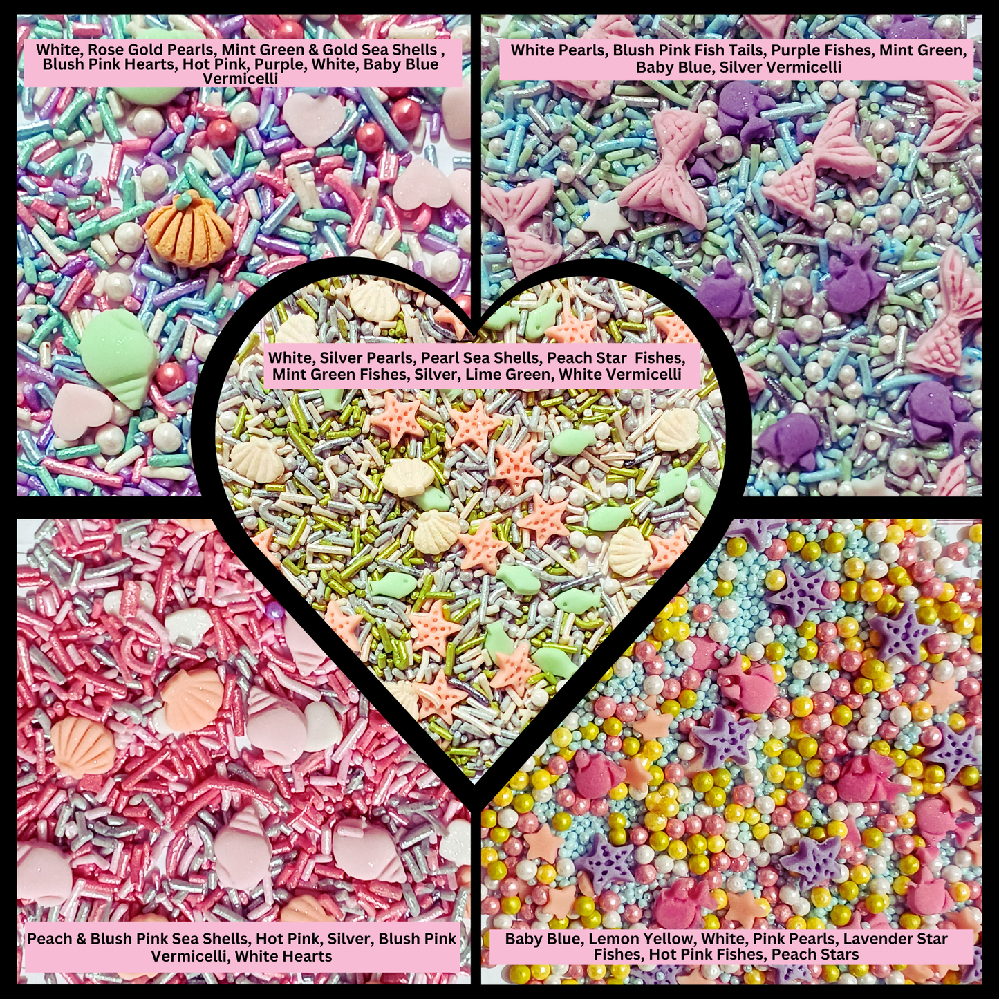 Under the Sea Sprinkles for Decorations 07 | 140 Gm