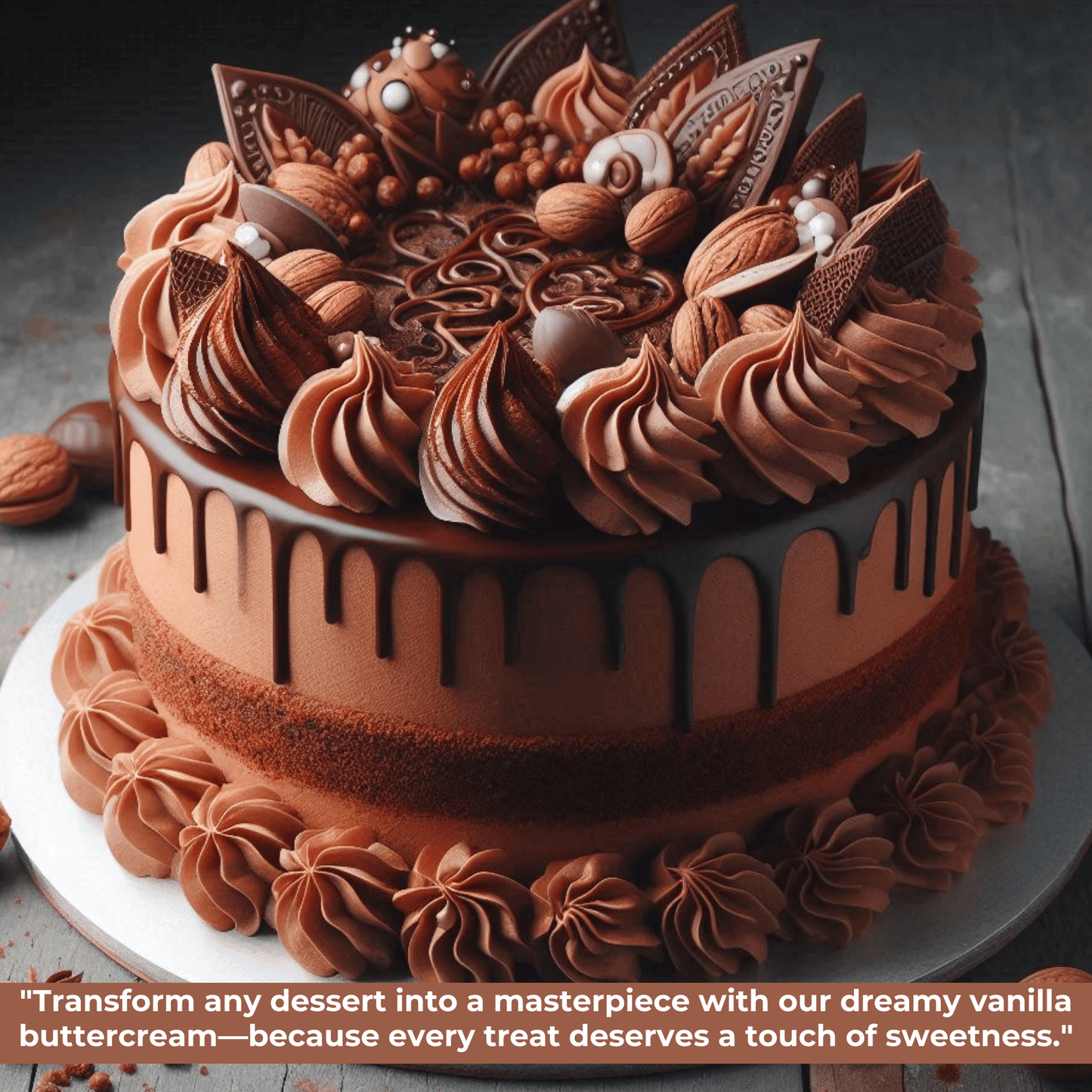 Confect American Butter Cream (Chocolate Fla.) 700 Gms