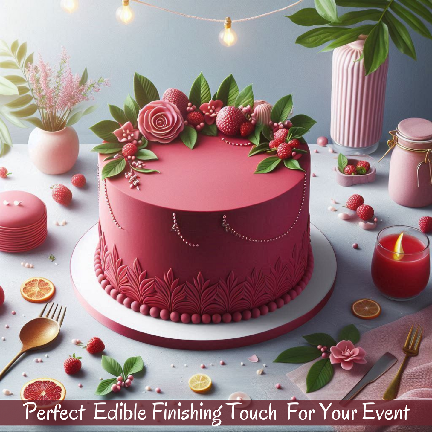 Burgundy Fondant | Edible Sugarpaste 250 Gm