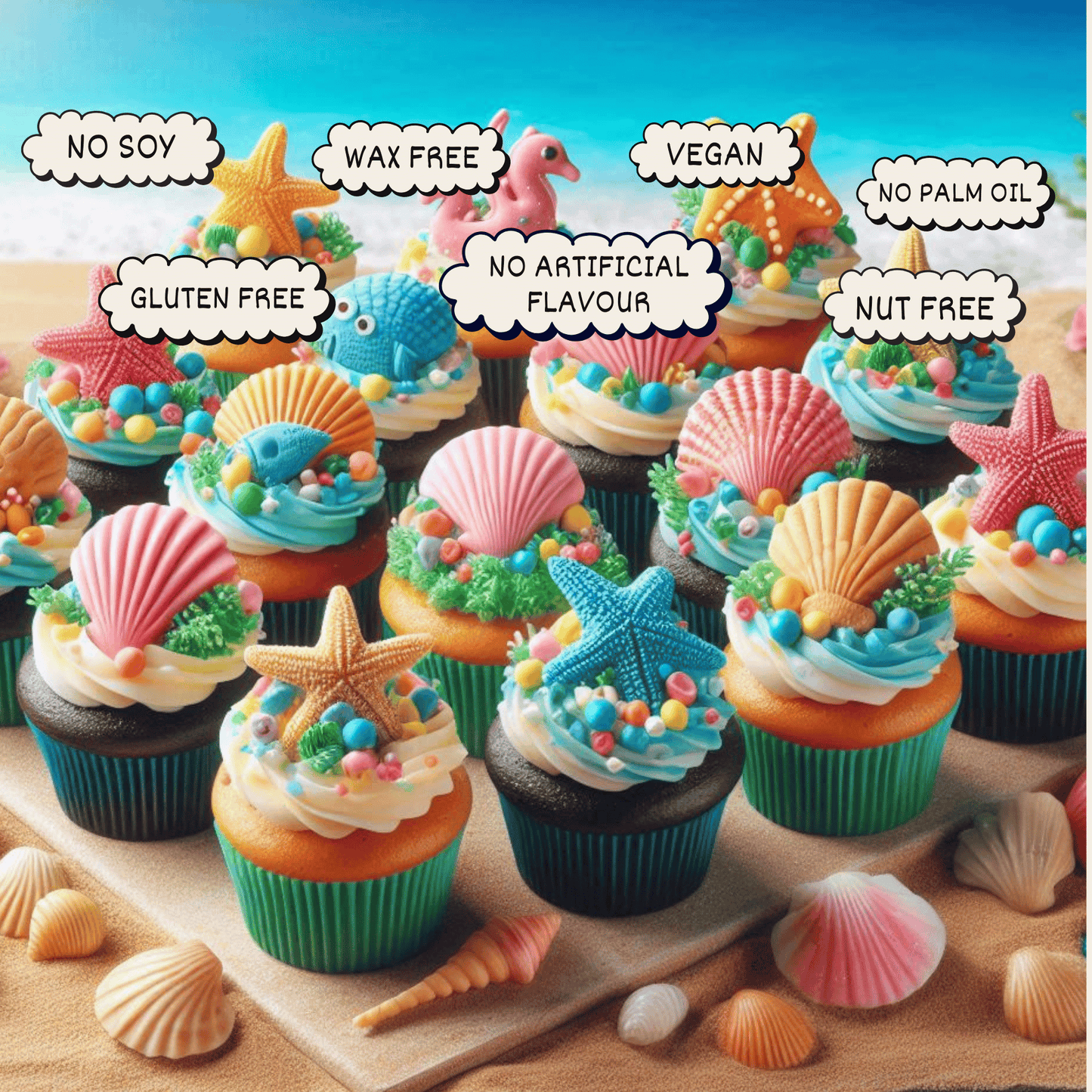 Under the Sea Sprinkles for Decoration 8 | 120 Gm