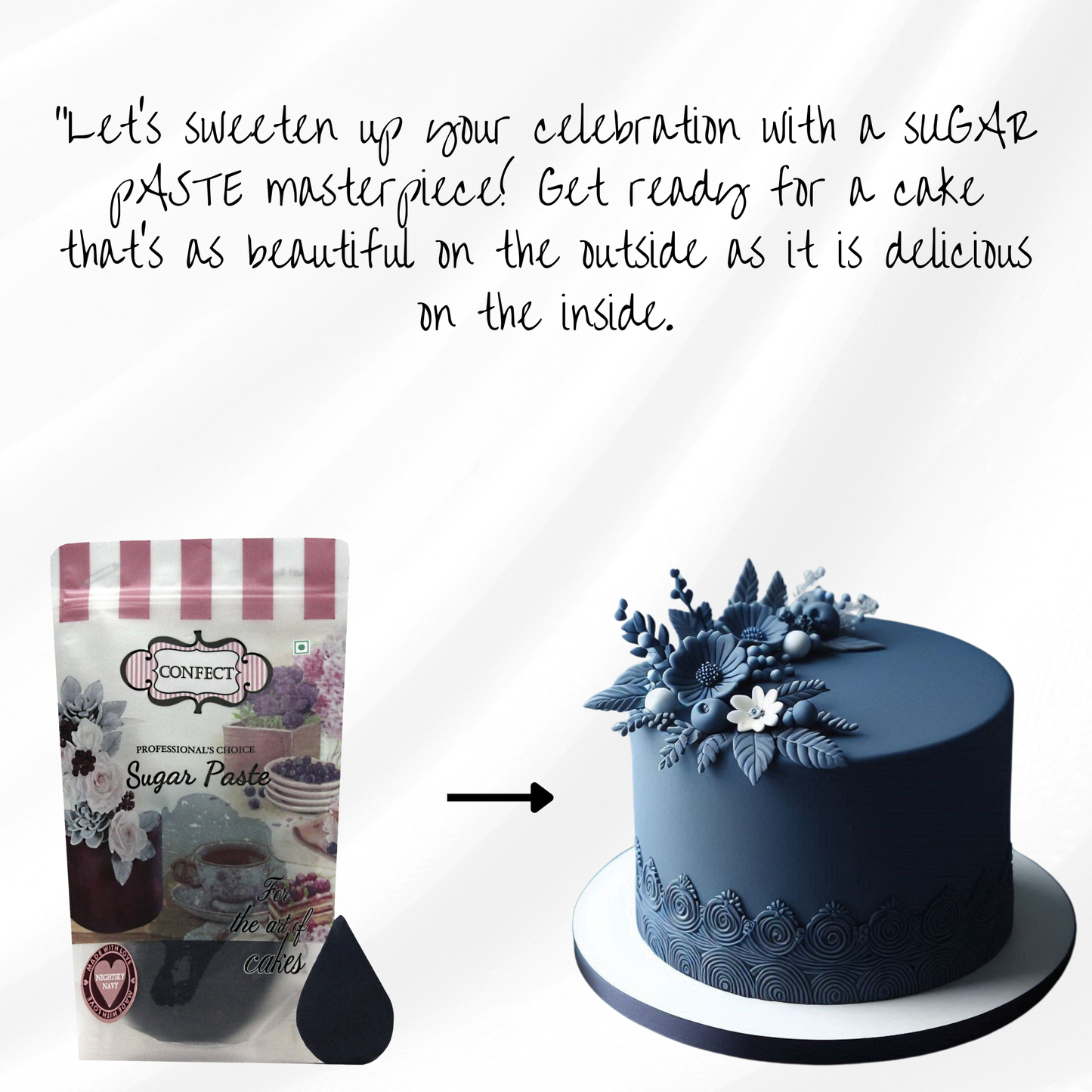 Nightsky Navy Fondant | Edible Sugarpaste 1 Kg