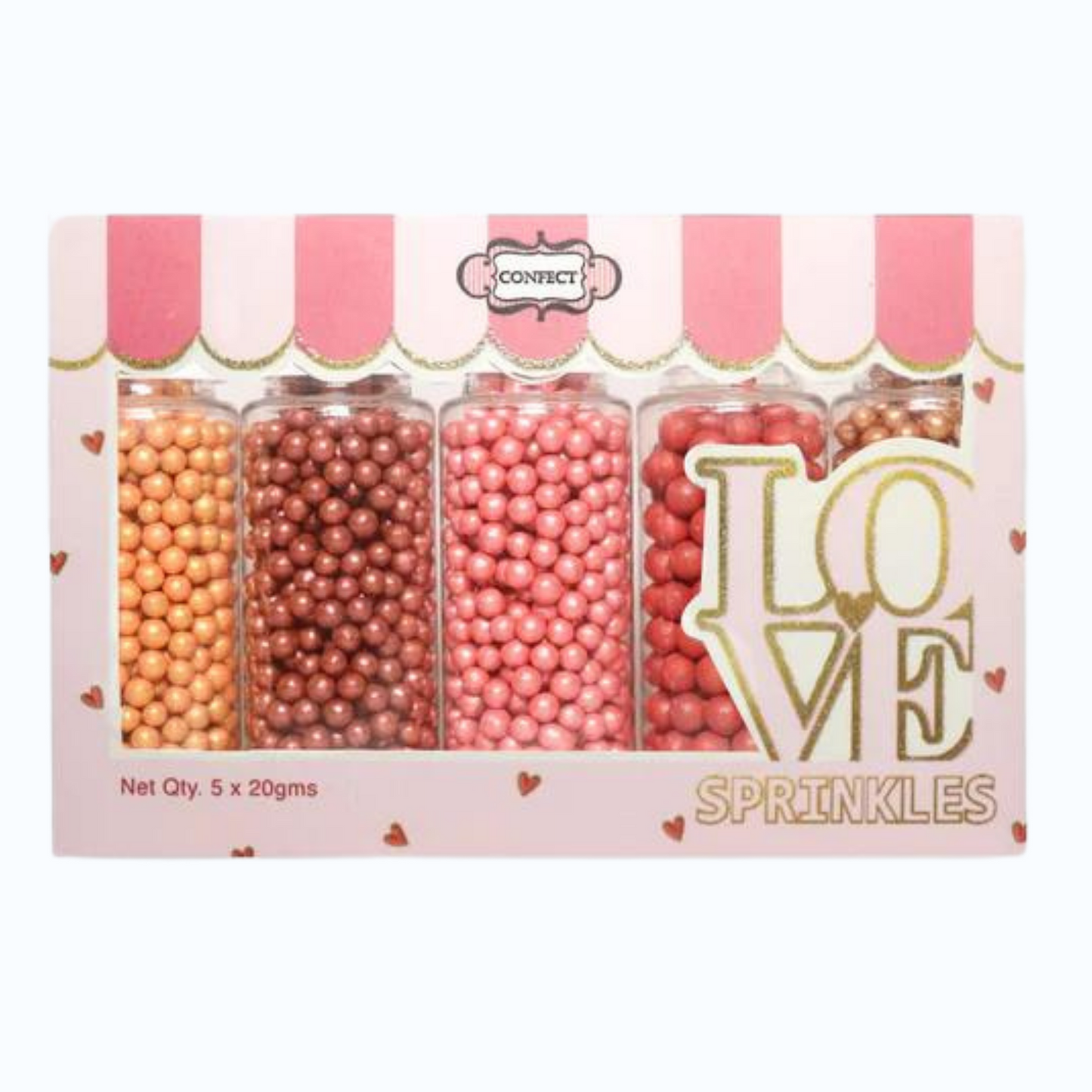 Confect Carnival Disco Balls Assorted Sprinkles (DB-09) - 100Gms