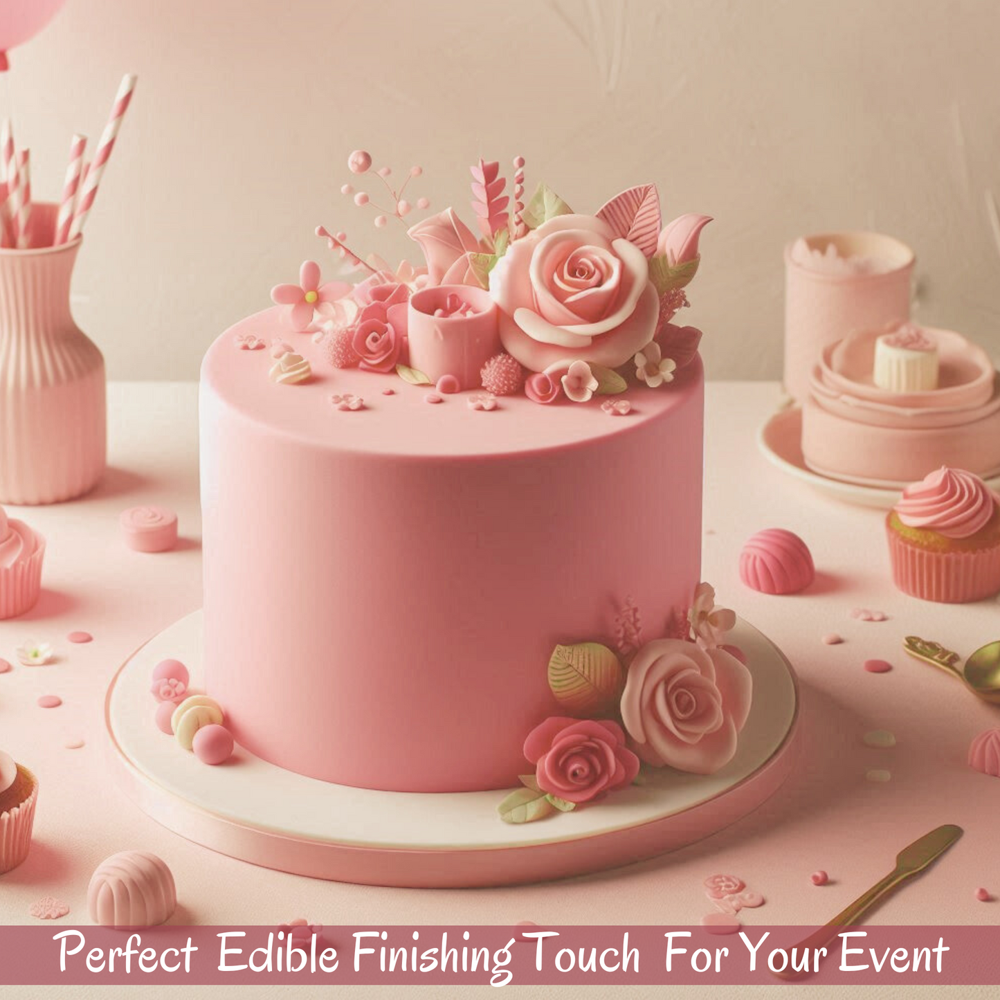 Old Rose Fondant | Edible Sugarpaste 250 Gm