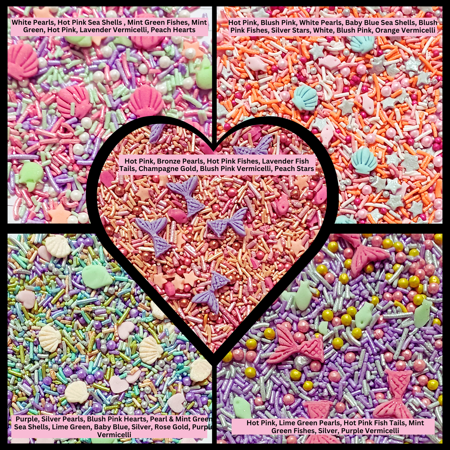 Under the Sea Sprinkles for Decorations 04 | 140 Gm