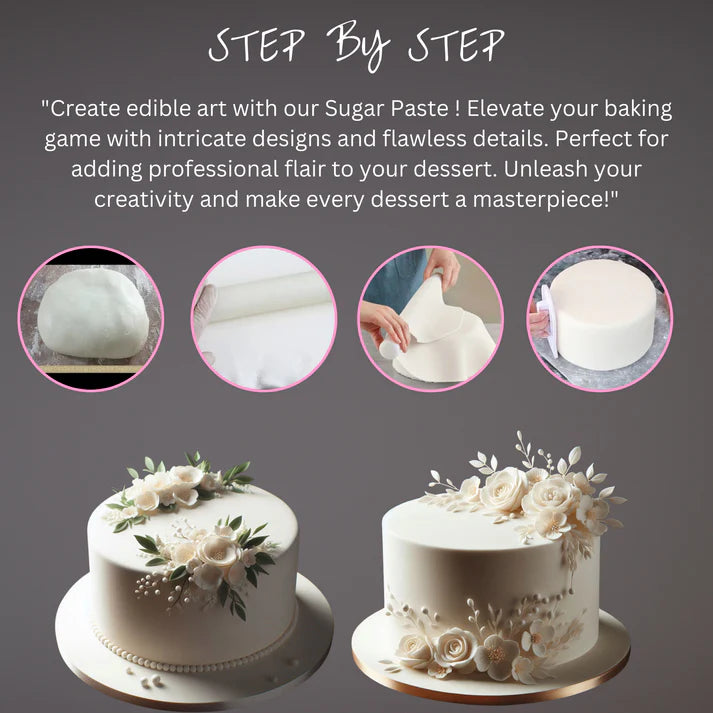 White Fondant | Edible Sugarpaste 1 Kg