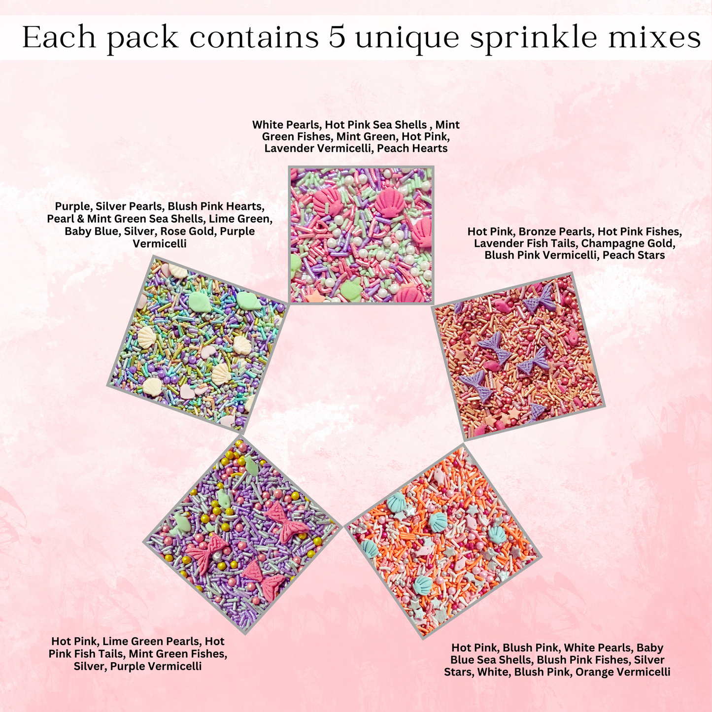 Under the Sea Sprinkles for Decorations 04 | 140 Gm