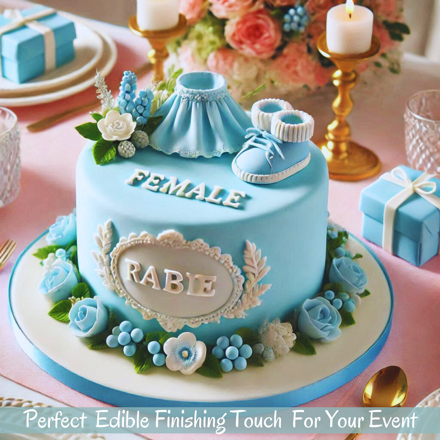 Baby Blue Fondant | Edible Sugarpaste 250 Gm