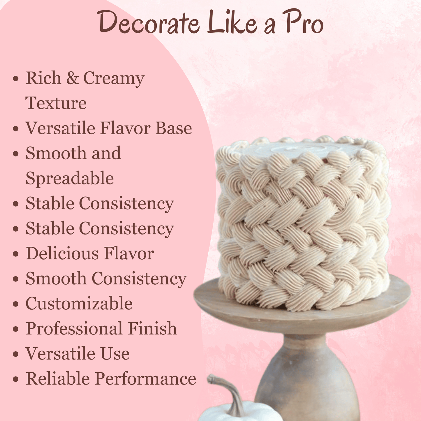 Confect American ButterCream (Vanilla Fla.) 700 Gms