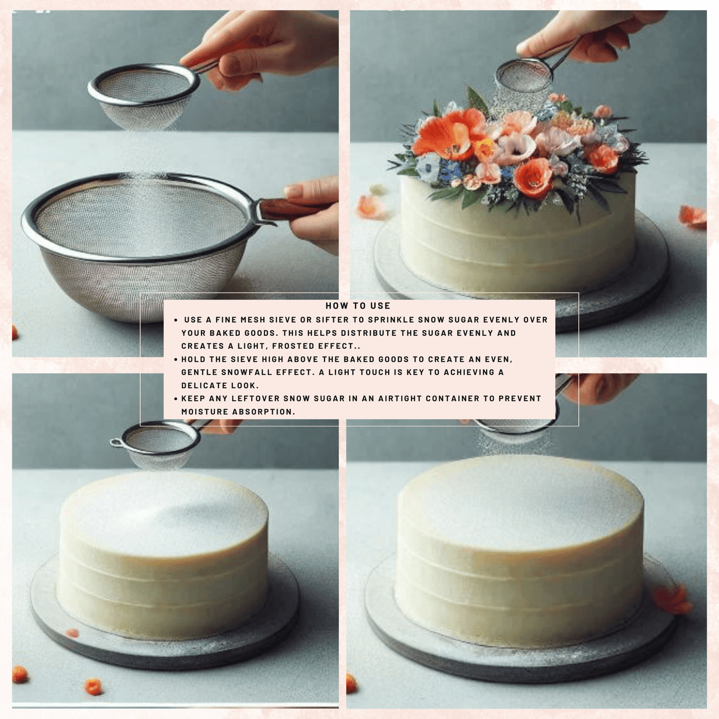 Confect Snow Sugar (900Gms)