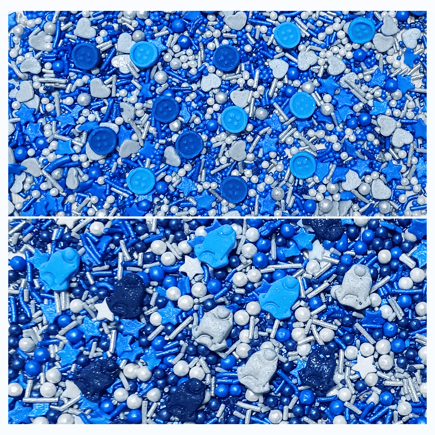 Confect Boys Baby Shower Sprinkles | Gender Reveal Sprinkles | Edible Sprinkles Assorted Pack Of 5 (BABY SHOWER -28)