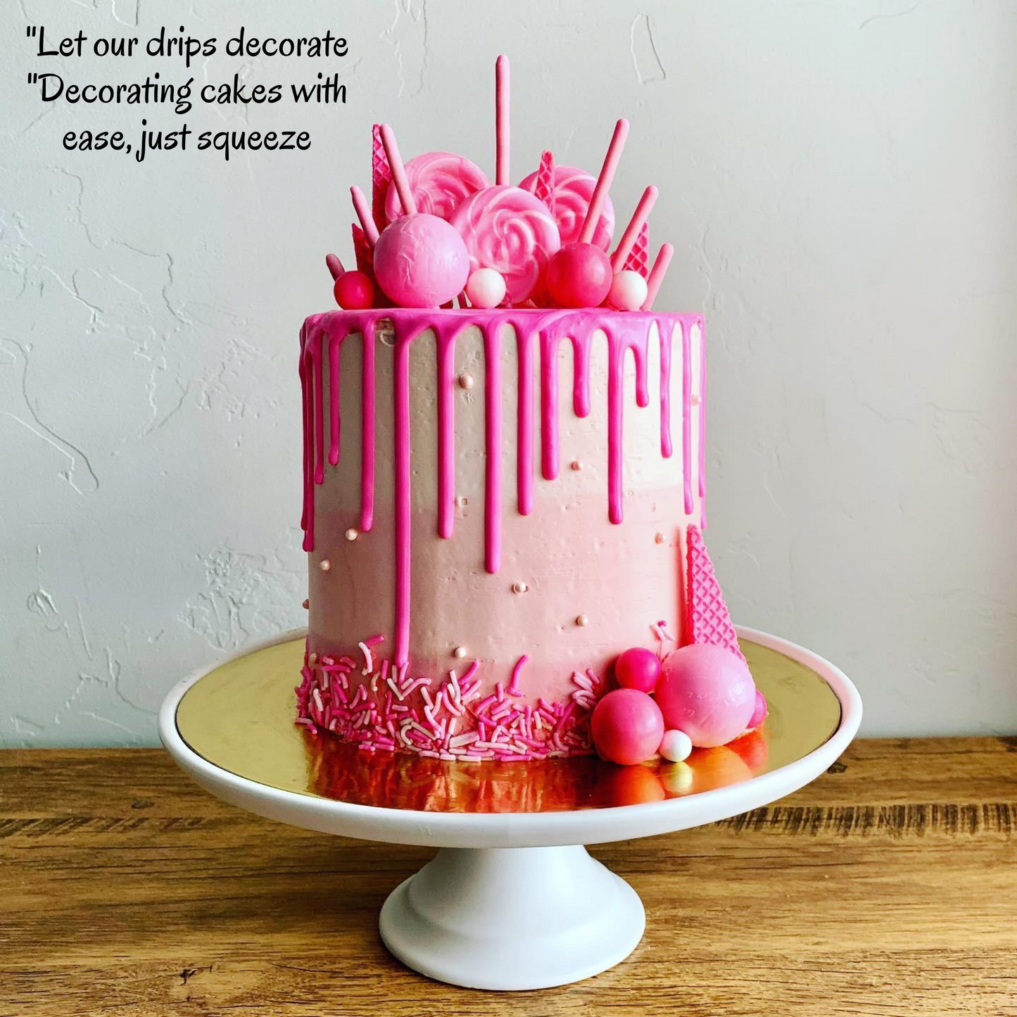 Confect Hot Hot Pink Drips 110 Gms