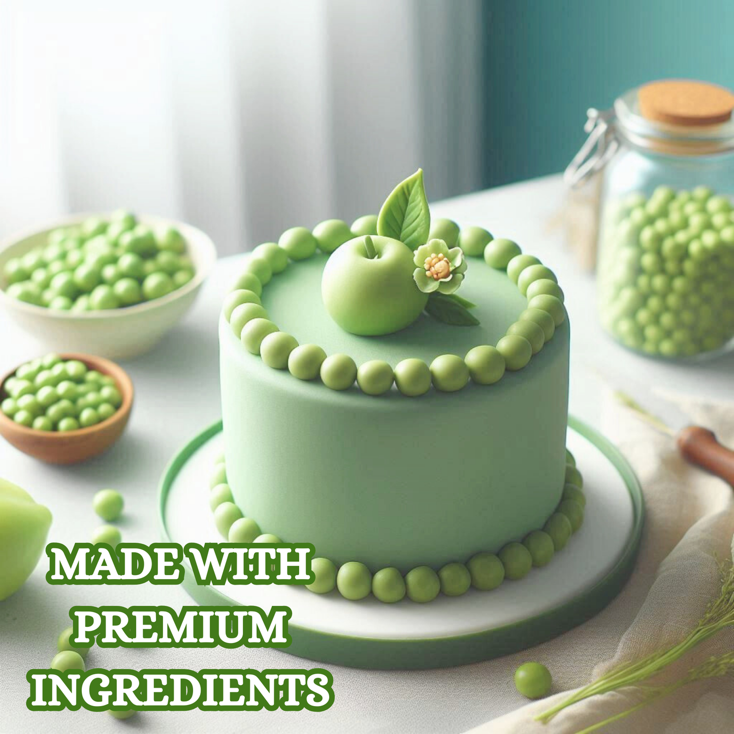 Pea Green Fondant | Edible Sugarpaste 1 Kg