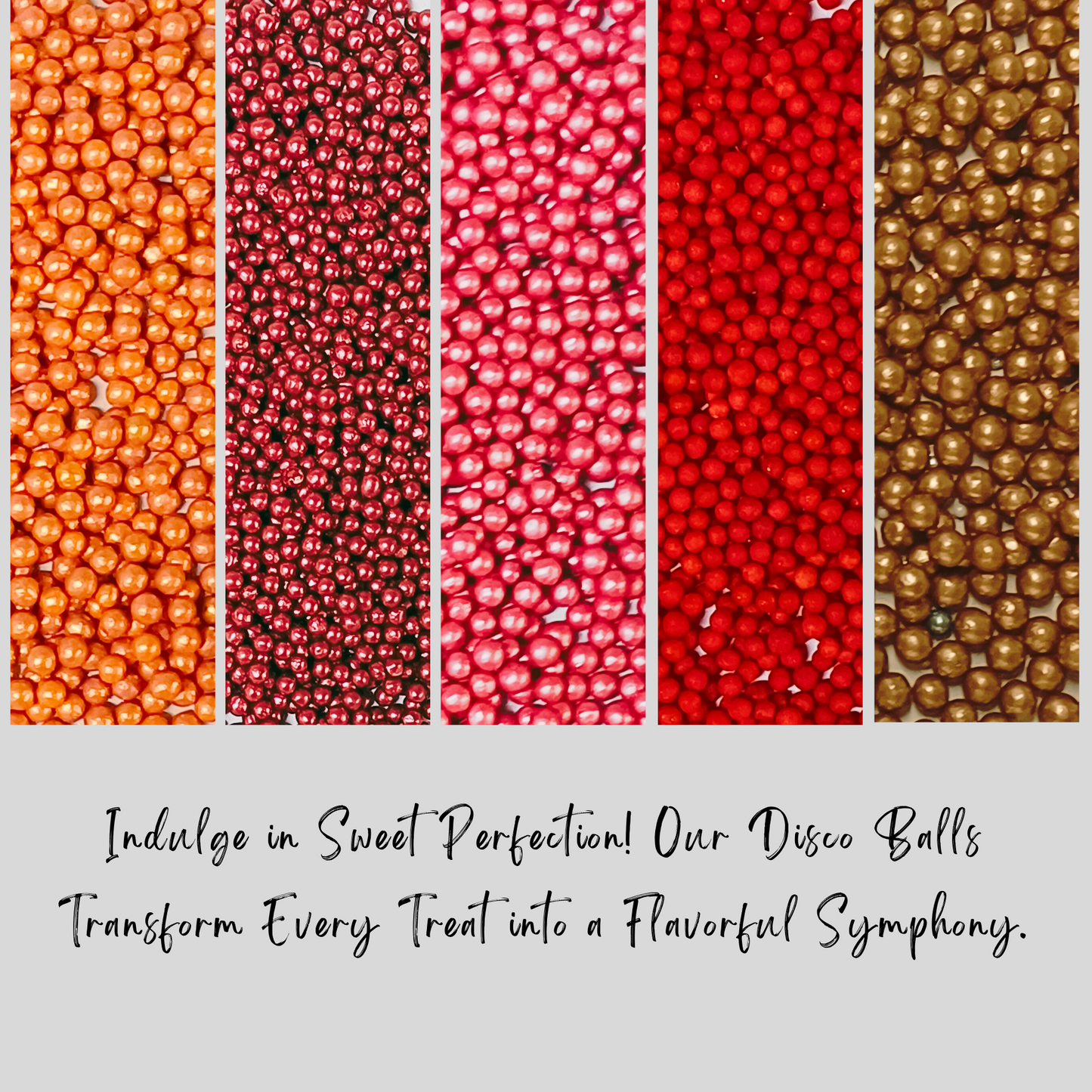 Confect Carnival Disco Balls Assorted Sprinkles (DB-09) - 100Gms