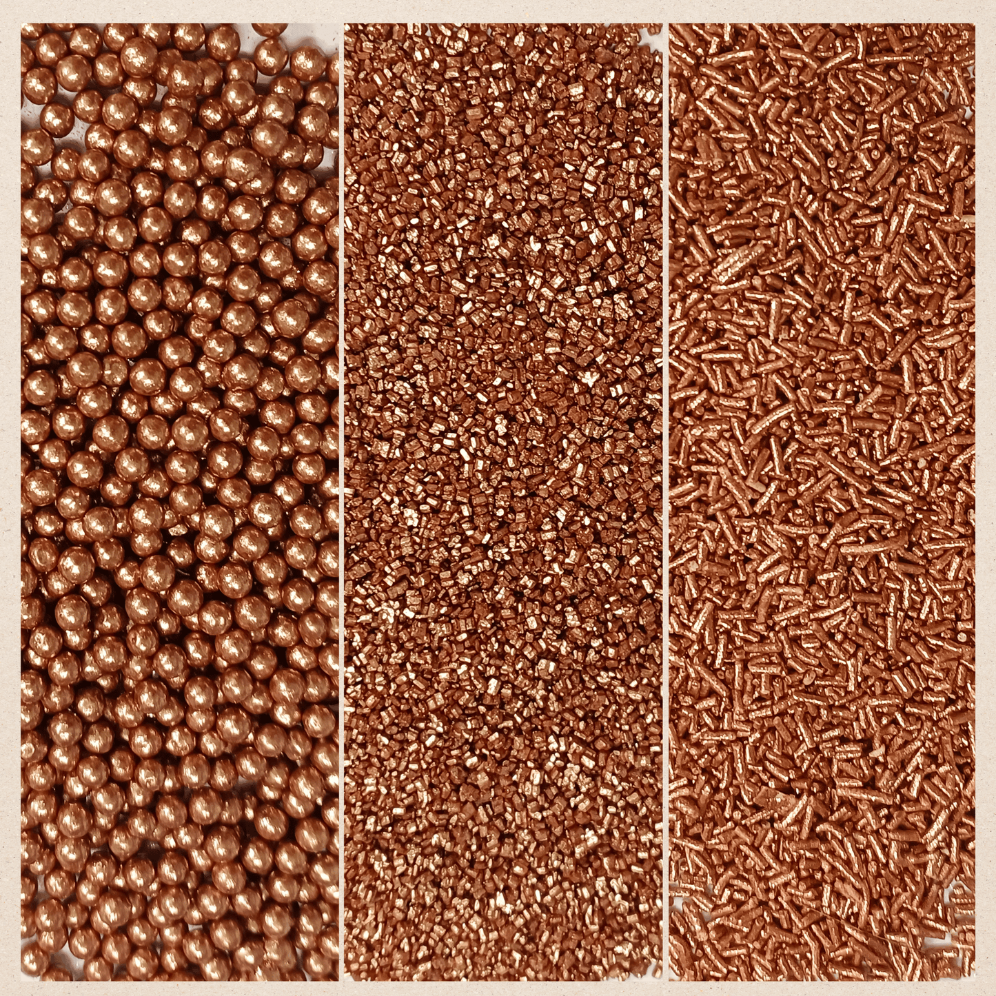 Sprinkles for Cakes & Cupcakes Decoration | USP-21(Bronze)