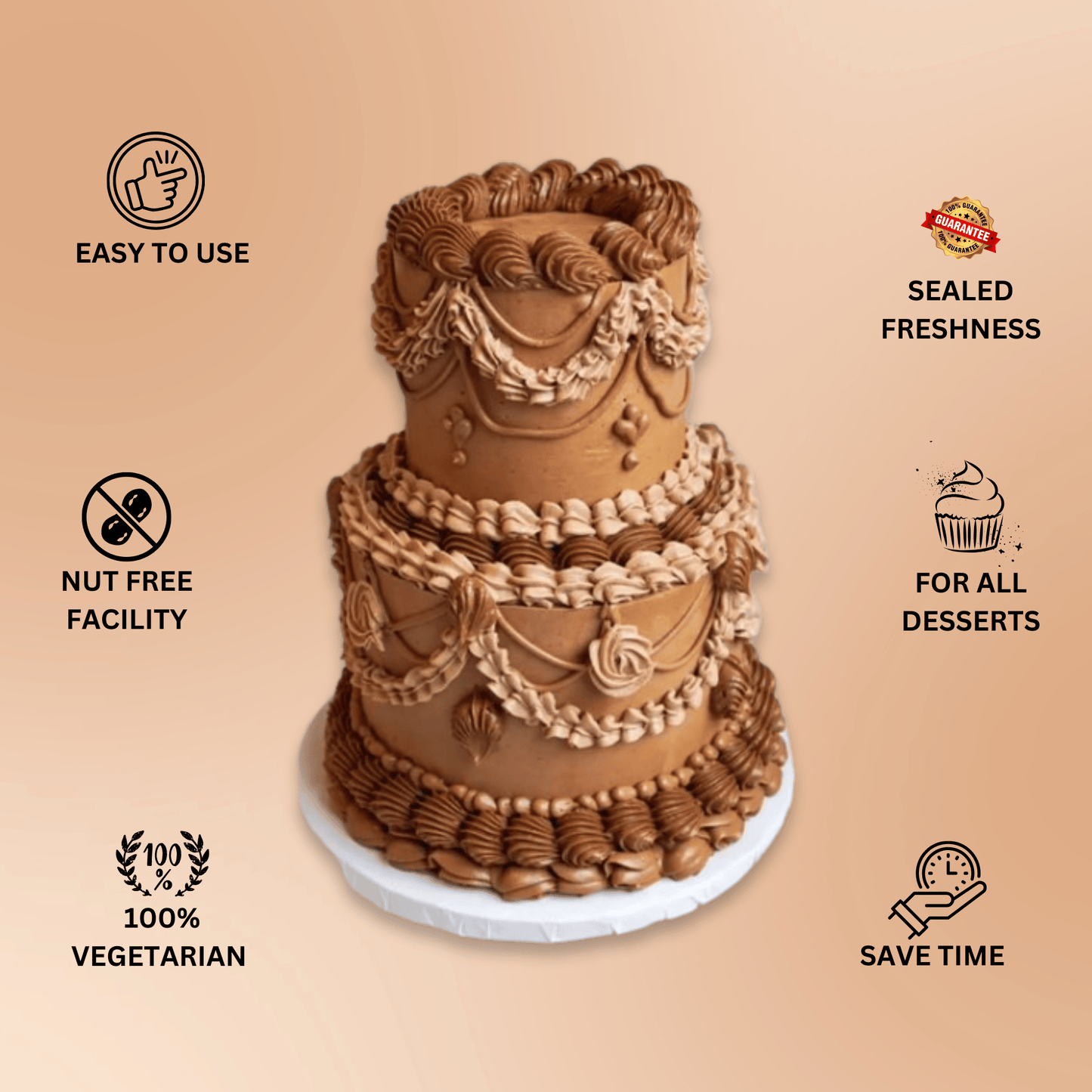 Confect American Butter Cream (Chocolate Fla.) 700 Gms