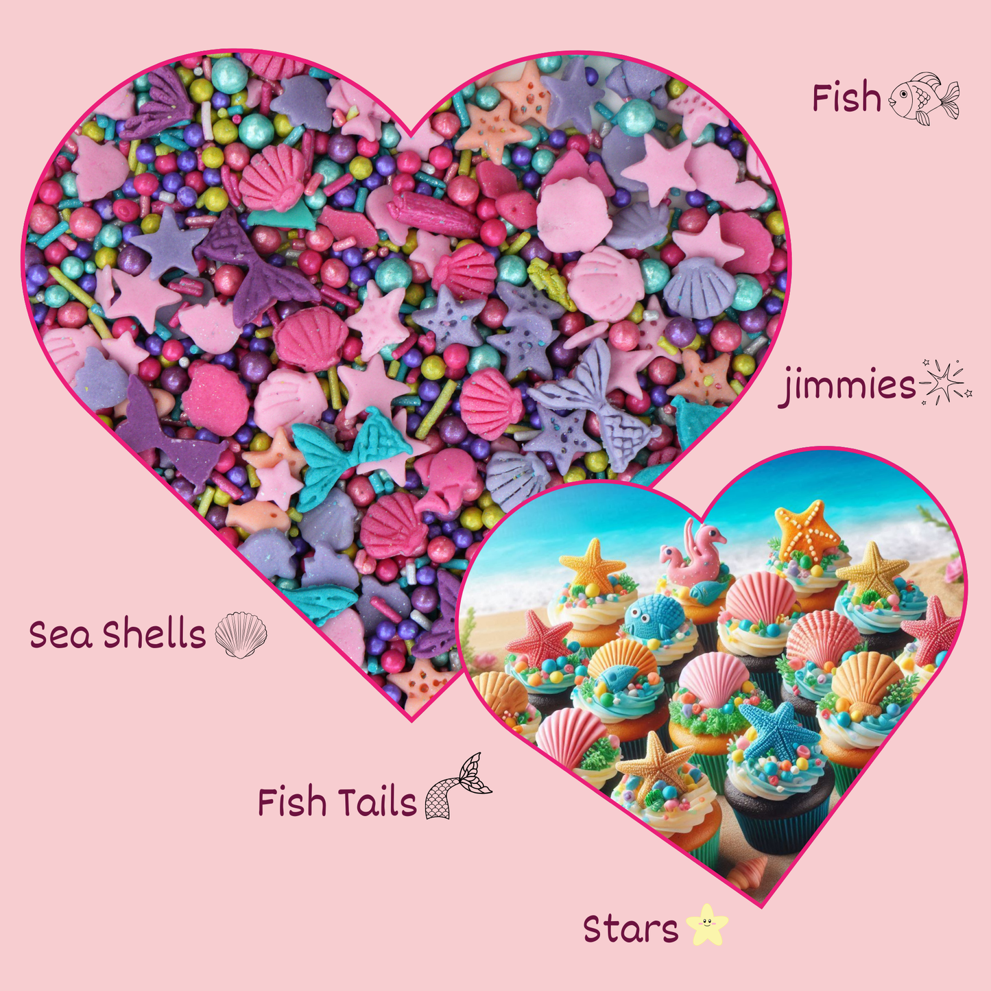 Under the Sea Sprinkles for Decoration 01 | 120 Gm