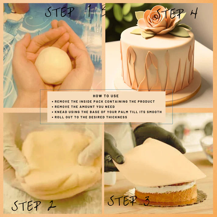 Skin Sugar Fondant | Edible Sugarpaste 1 Kg