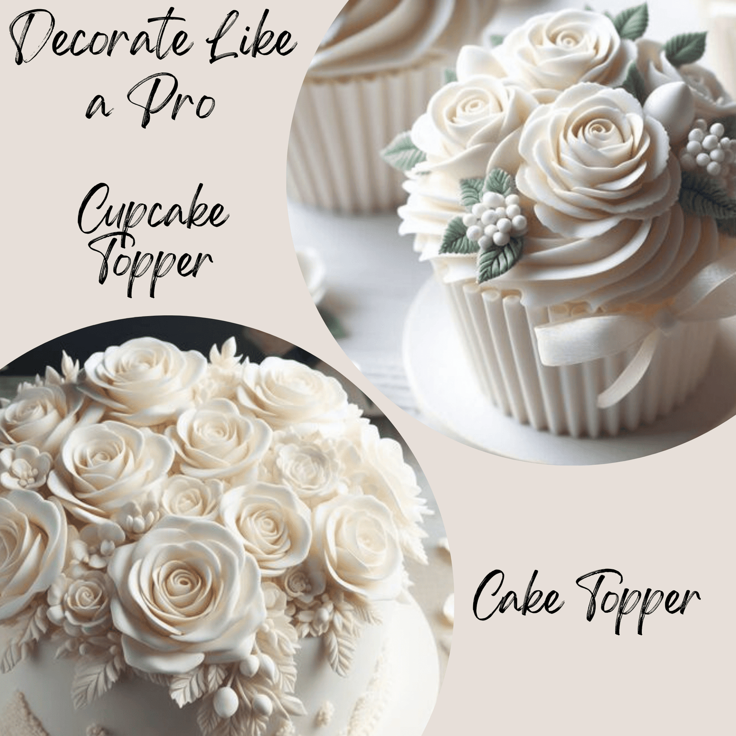 Confect Gum Paste for Cakes Fondant Chefs Choice for Cake Decorating | White Gum Paste - 1Kg