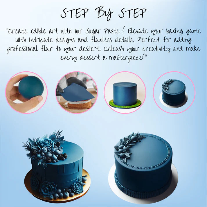 Royal Blue Fondant | Edible Sugarpaste 1 Kg