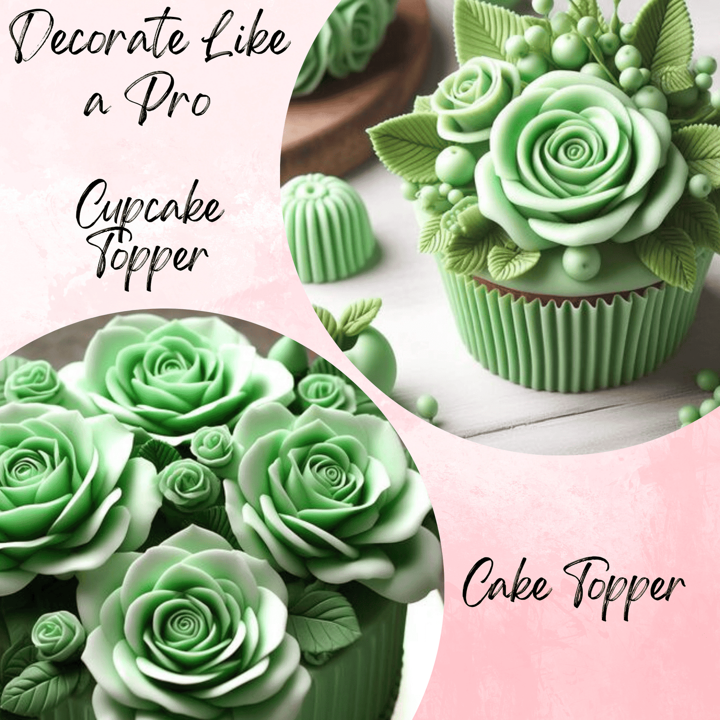 Confect Gum Paste for Cakes Fondant Chefs Choice for Cake Decorating | Gooseberry Green Gum Paste - 1Kg