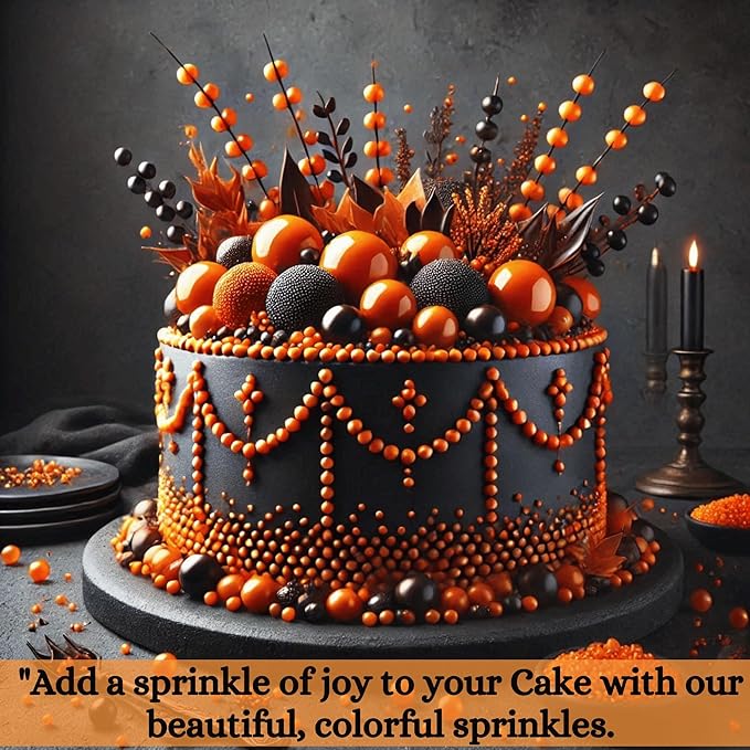 Citrus Orange | Sprinkles Bottle for Decoration Bottle 100 g