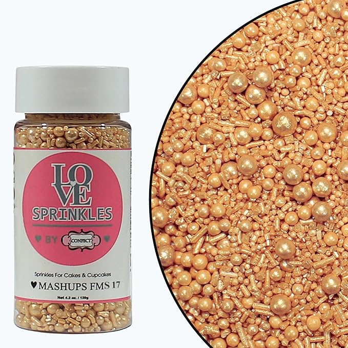 Champagne Gold | Sprinkles Bottle for Decoration Bottle 100 g