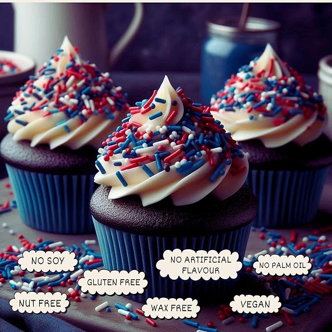Patriotic Sprinkles for Decoration 08 | 120 Gm