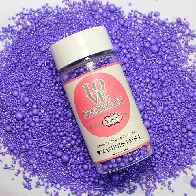 Purple | Sprinkles Bottle for Decoration Bottle 100 g