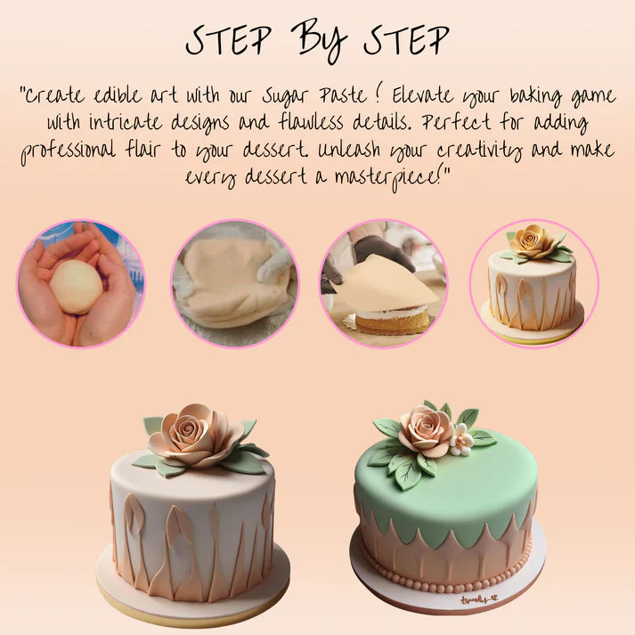 Skin Sugar Fondant | Edible Sugarpaste 1 Kg