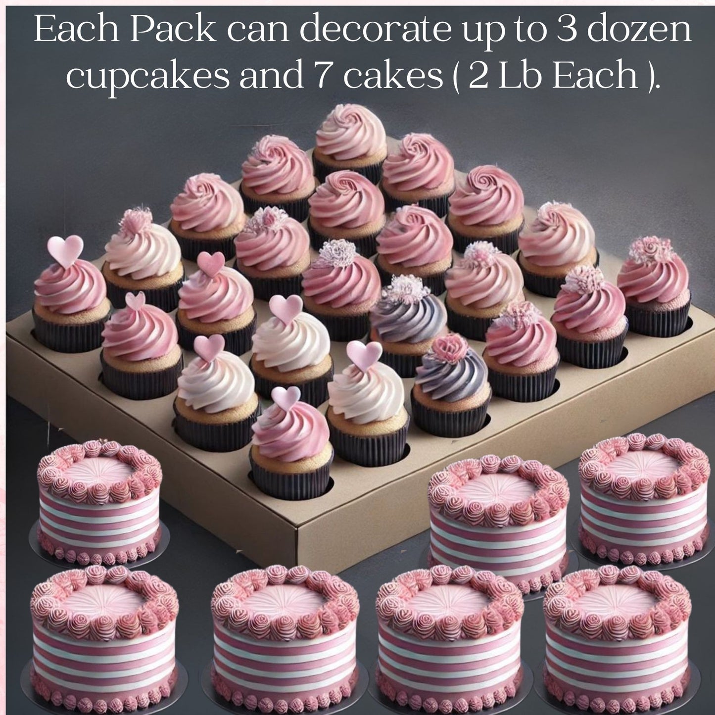 Confect Mother's Day Sprinkles | Silver Hearts & White Pearls , (MDAY-01) - 100Gms