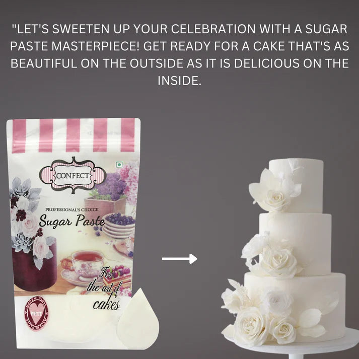 White Fondant | Edible Sugarpaste 1 Kg