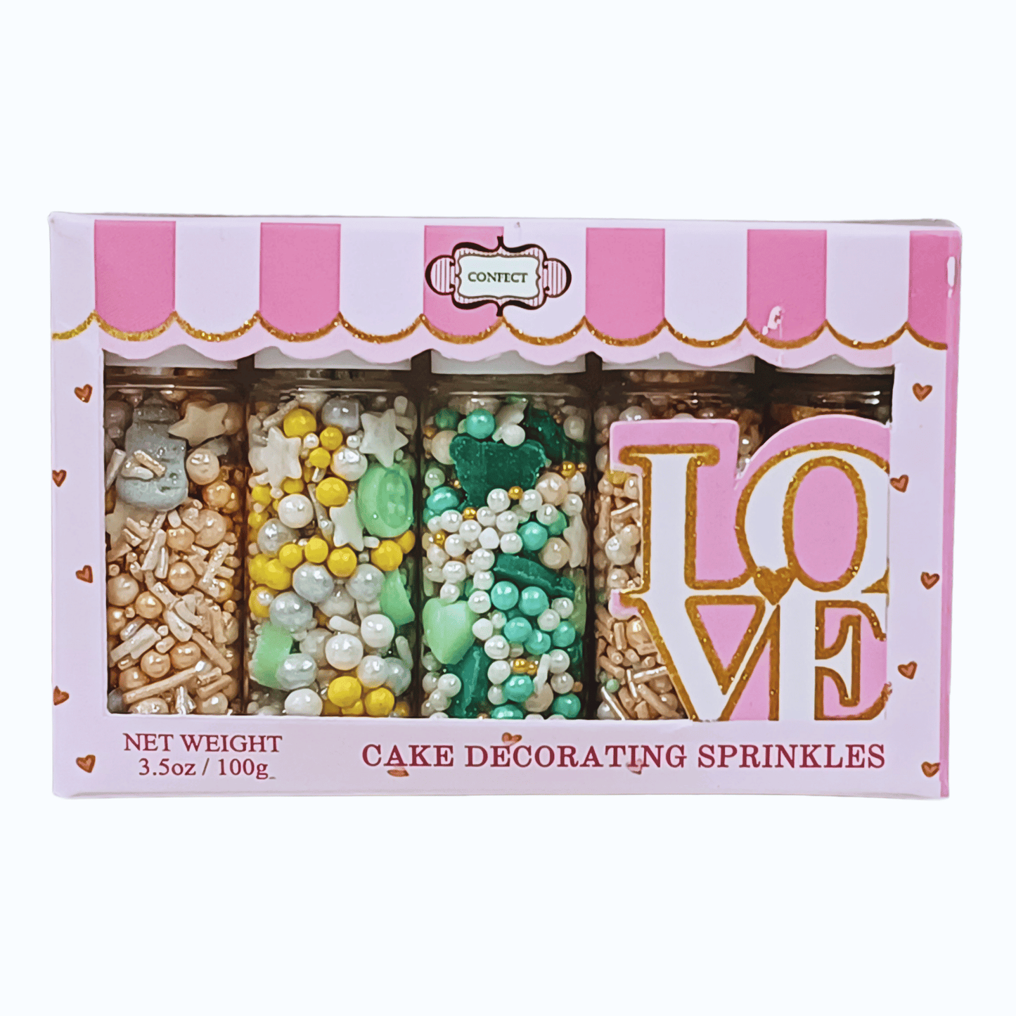 Confect Baby Shower Sprinkles | Birthday Sprinkles Pack of 5 (BABY SHOWER -07 )