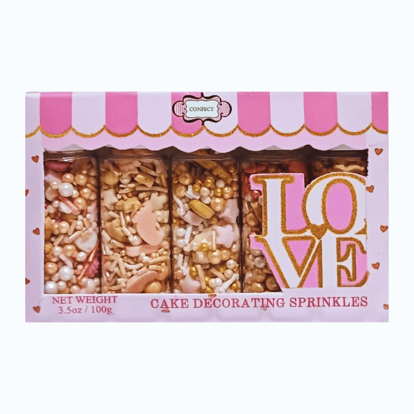 Confect Girls Baby Shower Sprinkles Pack of 5 (BABY SHOWER -13)