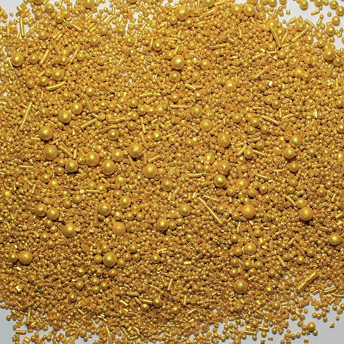Gold | Sprinkles Bottle for Decoration Bottle 100 g