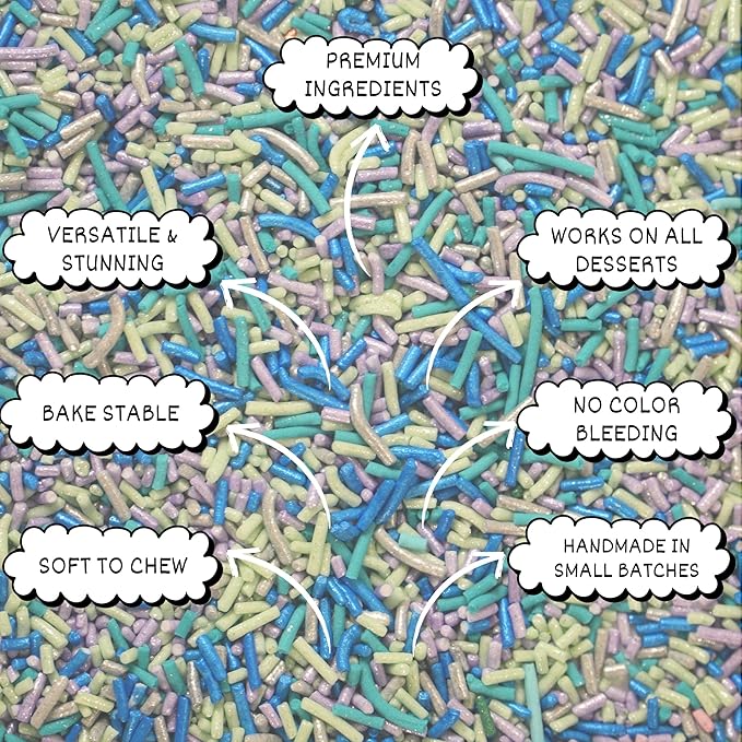 Rainbow Sprinkles for Decoration 04 | 120 g