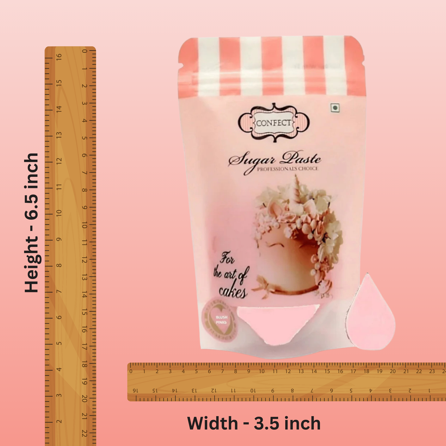 Blush Pink Fondant | Edible Sugarpaste 250 Gm